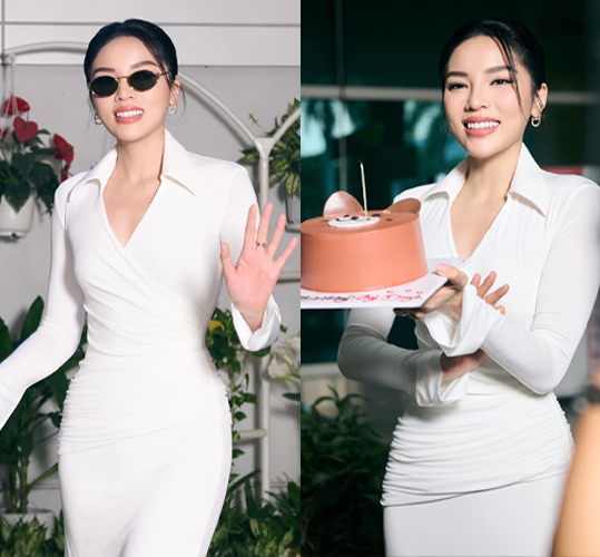 Read more about the article Kỳ Duyên được fan tổ chức sinh nhật bù khi vừa về nước sau thành tích Top 30 Miss Universe 2024